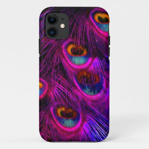 PixDezines サイケデリック Peacock、Hot Pink Case-Mate iPhone 11 ケース