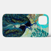 PixDezines サイケデリック Peacocks+Damask Case-Mate iPhoneケース (裏面 (横))