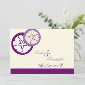 PixDezines サンドダラー スターフィッシュ/DIY カラー!! 招待状 (スタンド正面)