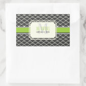 PixDezines スケール トレリス/DIY カラー 長方形シール (バッグ)