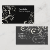 PixDezines スタイリッシュパールスワール / DIY カラー！ 名刺 (正面/裏面)