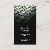 PixDezines スレート屋根、屋根工事 名刺 (裏面)