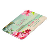 PixDezines ダイヤモンドヘッド/ワイキキ/記念日保存 マグネット (左側)