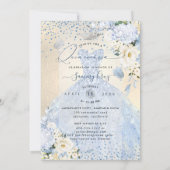 PixDezines ダスティーブルー ハイド クイーンセニョーラドレス 招待状 (裏面)