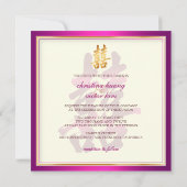 PixDezines ダブルハピネス, 中国語/フランボワーズ 招待状 (裏面)