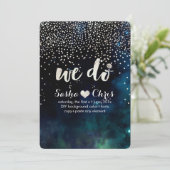 PixDezines ダークスカイ/ dazzled/偽の銀/NASA スペース 招待状 (スタンド正面)