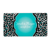 PixDezines チーター / DIY 背景色! ラベル (正面)