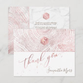 PixDezines ツリー リングス ミツバ ありがとう ✡ カード (正面/裏面)