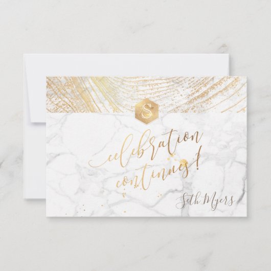 PixDezines ツリー リング ミツバ会 祝賀カード ✡ 出欠カード (正面)