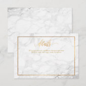 PixDezines ディテール カード/マーブル+フェイク ゴールド エンクロージャーカード (正面/裏面)