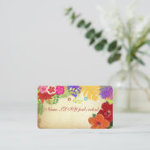 PixDezines ハイビスカス プレイースカード（名刺） プレイスカード (スタンド正面)