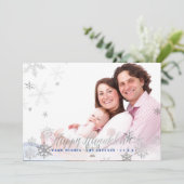 PixDezines ハヌカ / 偽のシルバー雪の結晶 シーズンカード (スタンド正面)