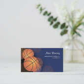 PixDezines バスケカード/背景の色を自作！ 名刺 (スタンド正面)