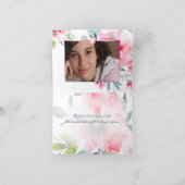 PixDezines バット・ミツバの感謝祭/水彩 サンキューカード (内部)