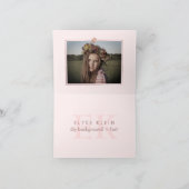 PixDezines バー ミツバの感謝/DIY カラー サンキューカード (内部)