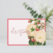 PixDezines ビクトリアン ニベア ローズ / レドゥート 招待状 (スタンド正面)