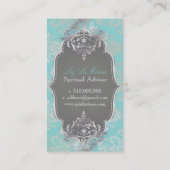 PixDezines ビクトリアン Damask/DIYカラー 名刺 (裏面)