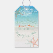 PixDezines ビーチ/シャンデリア/ヒトデ ギフトタグ (裏面)