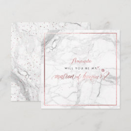 PixDezines フェイク ローズゴールド  あなた  後見人 招待状