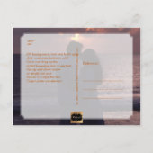 PixDezines フェイク Copper日付/ハートを保存 案内ポストカード (裏面)