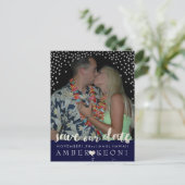 PixDezines フェイク silver/紙吹雪/日救付/DIYcolor 案内ポストカード (スタンド正面)