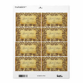 PixDezines フェリーナ, 偽の銀色フィドーラダマスク ラベル (フルシート)