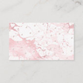 PixDezines ブックリクエスト, ブラッシュ マーブル+ハーツ エンクロー プレイスカード (裏面)