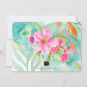 PixDezines ブライズメイド/フラワー/水彩/五月花 招待状 (裏面)