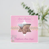 PixDezines ブリト・シャローム/フォトフレーム+星 招待状 (スタンド正面)