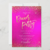 PixDezines ホットフラッシュ フォーギュアグリッター インビテーション (正面)