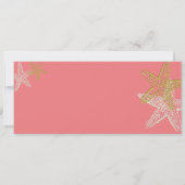 PixDezines ボーディングパス+スターフィッシュ 招待状 (裏面)