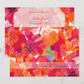 PixDezines マウイハイビスカス 招待状 (正面/裏面)