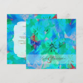 PixDezines マウイハイビスカス 招待状 (正面/裏面)