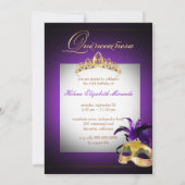 PixDezines マスカレード/アメジストパープル/DIYカラー!! 招待状 (裏面)