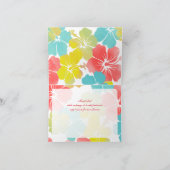 PixDezines マハロ、オ フイ ホウ/ハイビスカス サンキューカード (内部)