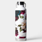 PixDezines ムーディー ボタニカル DIY 背景 ウォーターボトル (正面)