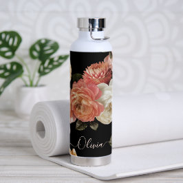 PixDezines ムーディー ボタニカル DIY 背景 ウォーターボトル