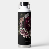 PixDezines ムーディー ボタニカル DIY 背景 ウォーターボトル (正面)