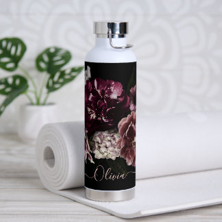 PixDezines ムーディー ボタニカル DIY 背景 ウォーターボトル