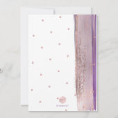 PixDezines モダンアブストラクト タリット バット・ミッツヴァ 招待状 (裏面)