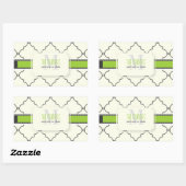 PixDezines モロッカン トレリス/DIY カラー 長方形シール (シート)