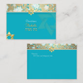 PixDezines(ユダヤ教の)バル・ミツバー方向カードグランジ/スター エンクロージャーカード (正面/裏面)