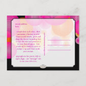 PixDezines ランタンでSave the Dateを保存 案内ポストカード (裏面)