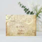 PixDezines ラージ RSVP 4.25x5.5 ヴィンテージ スワール (スタンド正面)