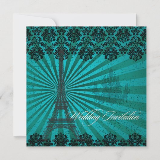 PixDezines ラ・トゥール・エッフェル/パリ 招待状 (正面)
