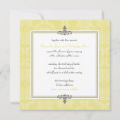 PixDezines リリアーナ ダマスク, 自作の背景色 招待状 (裏面)