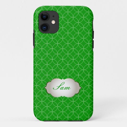 PixDezines レトロなリング/DIY 背景 Case-Mate iPhoneケース (裏面)