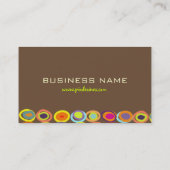 PixDezines レトロ デザイン名刺 名刺 (裏面)