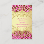 PixDezines レパード スポット / 名刺 (裏面)