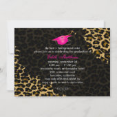 PixDezines レパード 卒業写真 招待状 (裏面)